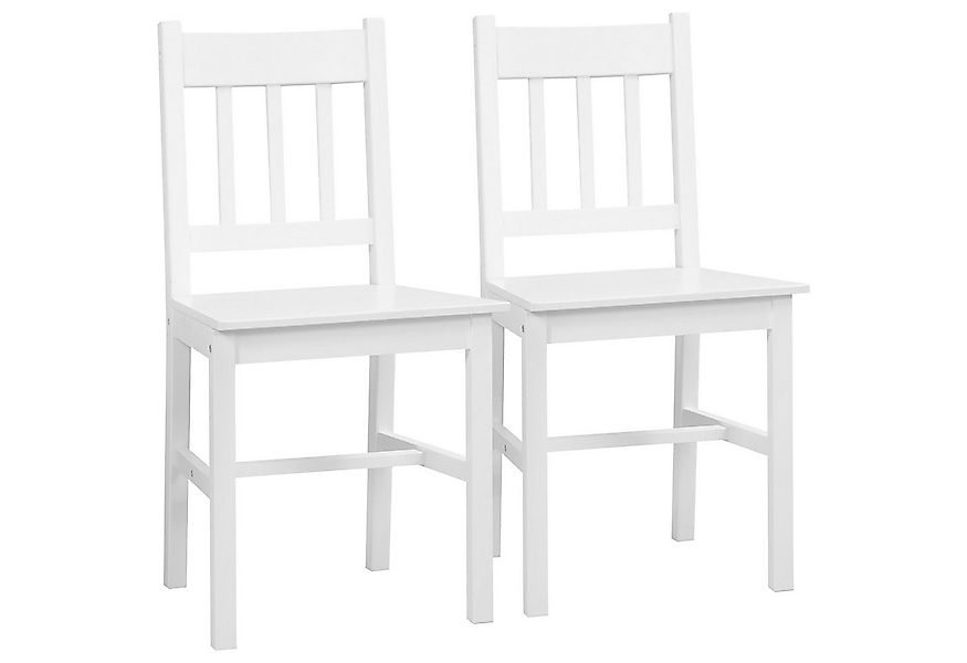 HOMCOM Esszimmerstuhl Wohnzimmerstuhl mit Rückenlehne (Küchenstuhl, 2 St), günstig online kaufen