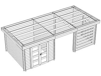 Fjordholz Gartenhaus Samim 28 günstig online kaufen