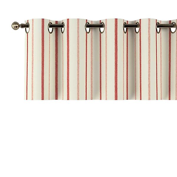 Kurzgardine mit Ösen, creme- rot gestreift, 130 x 40 cm, Avinon (129-15) günstig online kaufen