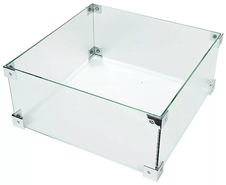 Happy Cocooning Glasschirm für Feuertisch groß rechteckig & quadratisch 56x günstig online kaufen