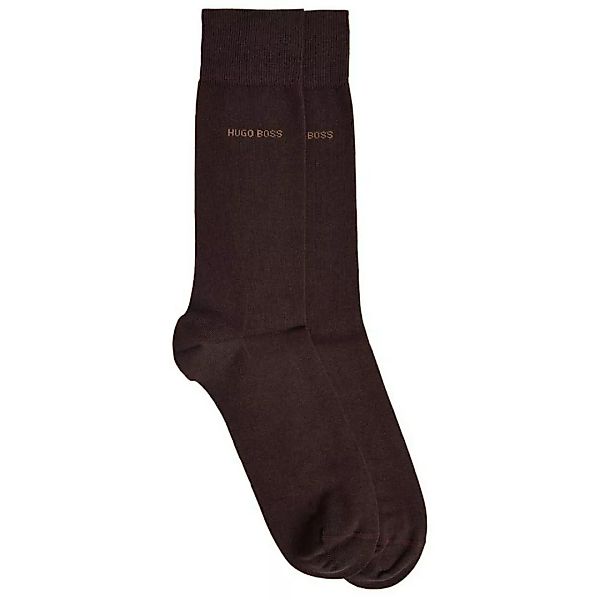 Boss Rs Uni Socken 2 Paare EU 43-46 Dark Brown günstig online kaufen