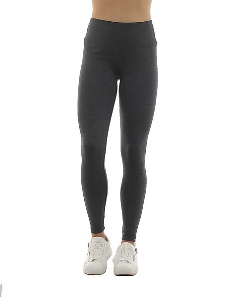 F&K-Mode Leggings Damen Leggings lang hoher Bund Taschen Hose gummi günstig online kaufen