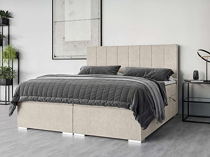 PLACES OF STYLE Polsterbett »Ginoro mit Matratze und Topper, in 3 Breiten ( günstig online kaufen