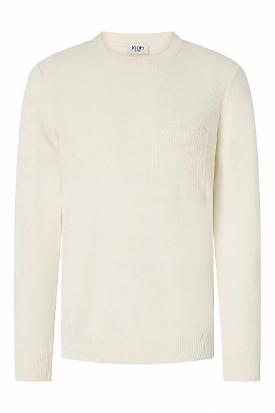 Joop Jeans Rundhalspullover "Owin" im Materialmix günstig online kaufen