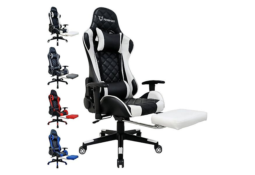 Seven Comfort Gaming-Stuhl Gaming Stuhl mit Fußstütze (Professioneller Gami günstig online kaufen