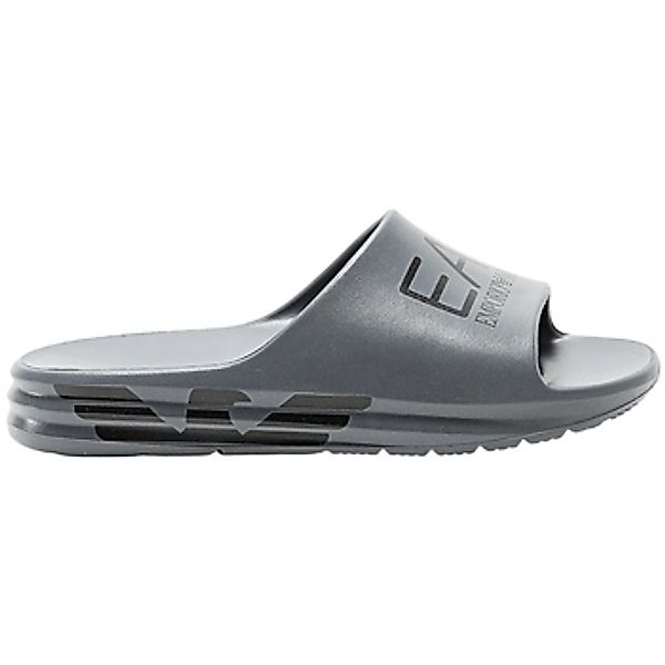 Emporio Armani EA7  Pantoffeln XBP008 XK337 U062-IRONGATE/BLACK Gris günstig online kaufen