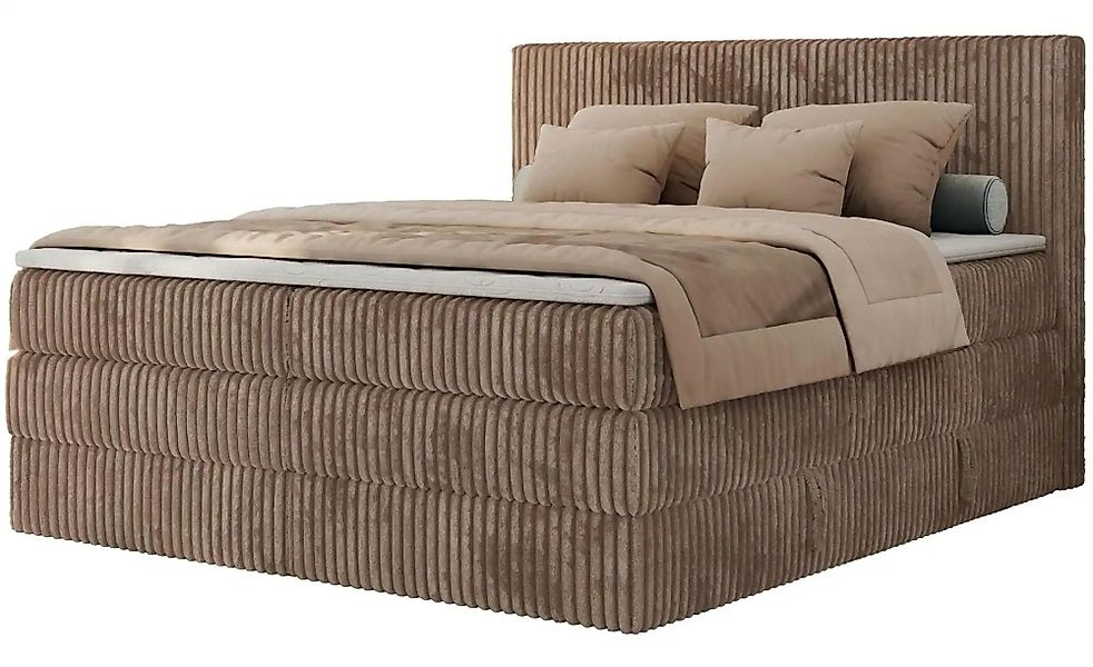 Boxspringbett mit Bettkasten Tiliano King ¦ braun ¦ Maße (cm): B: 186 H: 11 günstig online kaufen