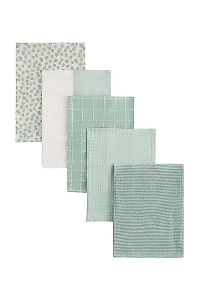 Next Geschirrtuch Geschirrtücher mit Webmuster, 5er-Set, (5-tlg) günstig online kaufen