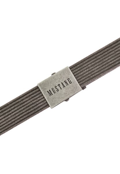 MUSTANG Stoffgürtel Gewaschenes Rillenband, Klemmverschluss aus günstig online kaufen