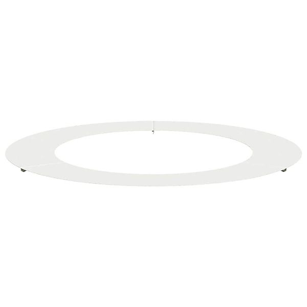 vidaXL Blumentopf Flacher Baumring Weiß Ø60 günstig online kaufen