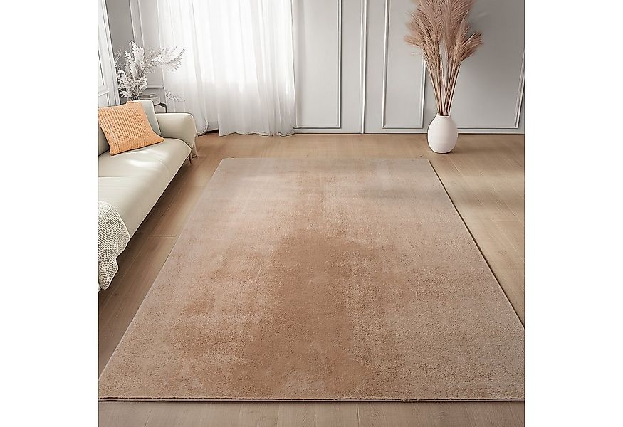 Carpettex Veloursteppich Unicolor - Einfarbig, Läufer, Höhe: 11 mm, Perfekt günstig online kaufen