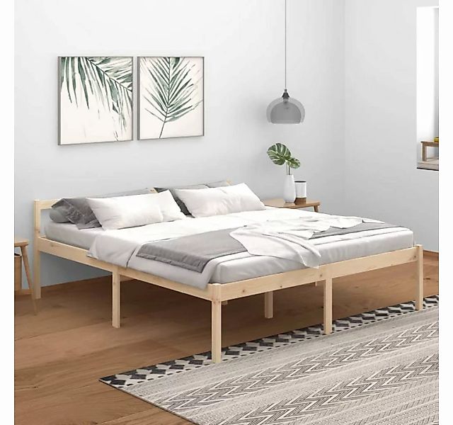 furnicato Bett Seniorenbett 180x200 cm Massivholz Kiefer günstig online kaufen