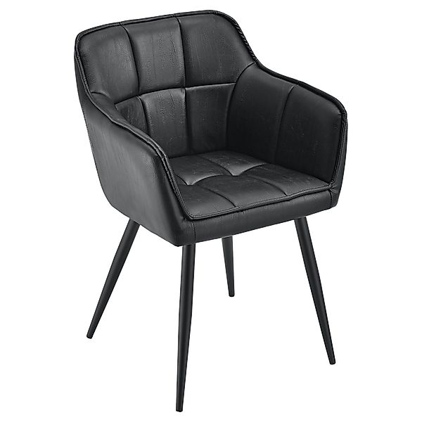 en.casa Esszimmerstuhl, »Birmingham« gepolstert 81x57x53 cm günstig online kaufen