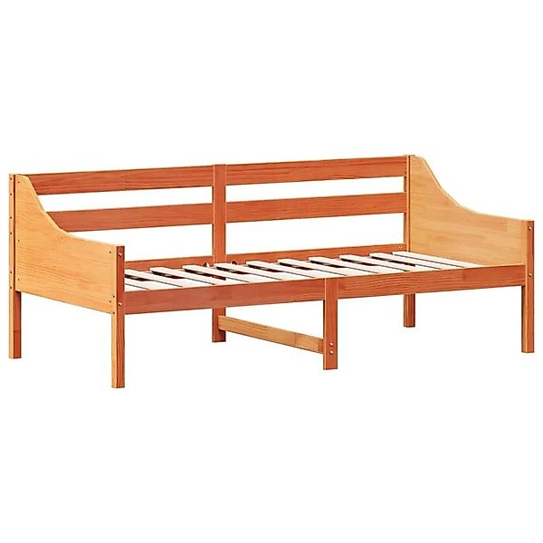 vidaXL Tagesbett ohne Matratze Wachsbraun 90x190 cm Massivholz Kiefer 84284 günstig online kaufen