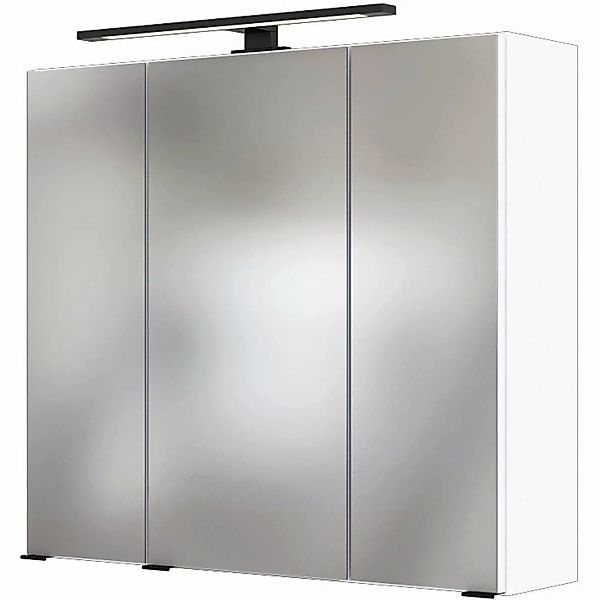 Held Möbel 3D-Spiegelschrank Rom 70 cm Weiß günstig online kaufen