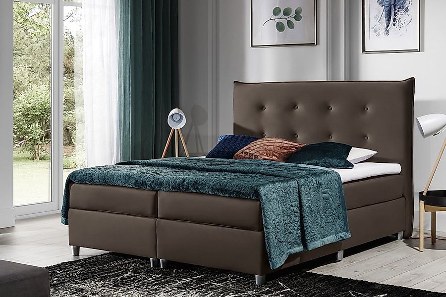 99rooms Boxspringbett Anton (Schlafzimmerbett, Bett), gepolstert günstig online kaufen