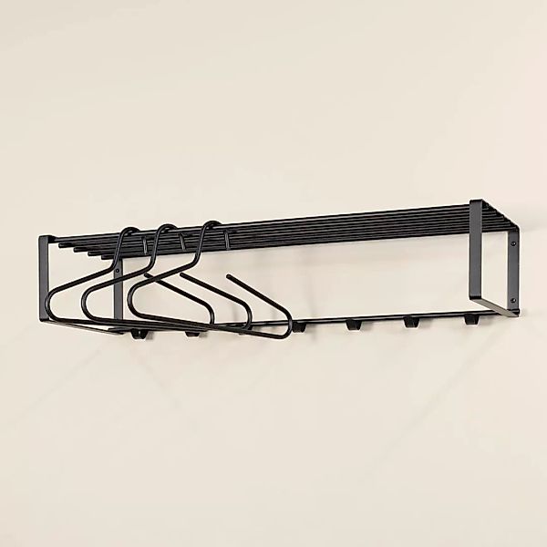 Spinder Design Garderobenleiste, Metall, Zeitlos, Breite 100 cm, Stange, 7 günstig online kaufen