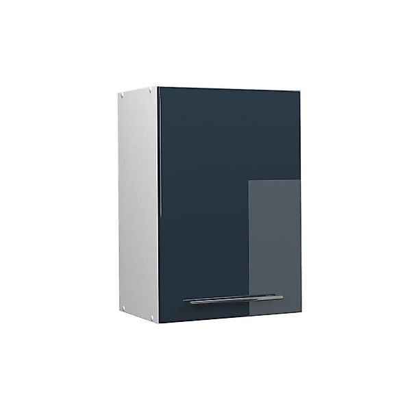 Vicco Hängeschrank Fame-Line Hängender Küchenschrank Dunkelblau Hochglanz/W günstig online kaufen