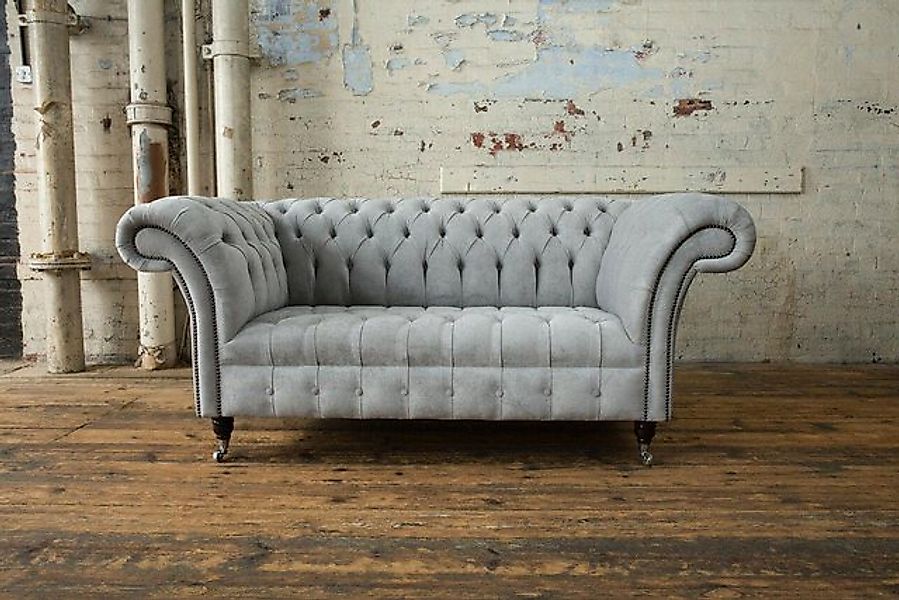 Xlmoebel 2-Sitzer Chesterfield-Zweisitzer-Sofa mit Polsterung aus Textil- u günstig online kaufen