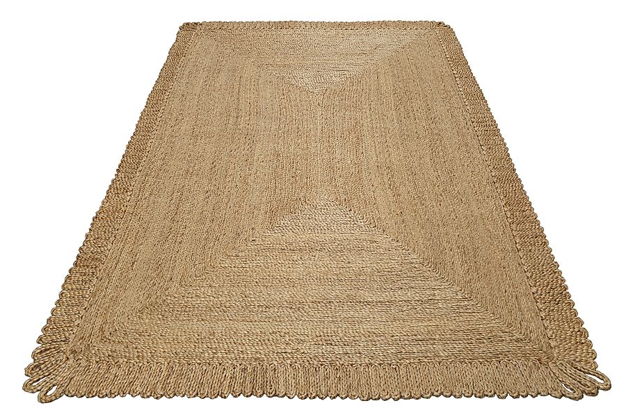 Green Looop Teppich »June«, rechteckig, 12 mm Höhe, handgewebt, robust, str günstig online kaufen
