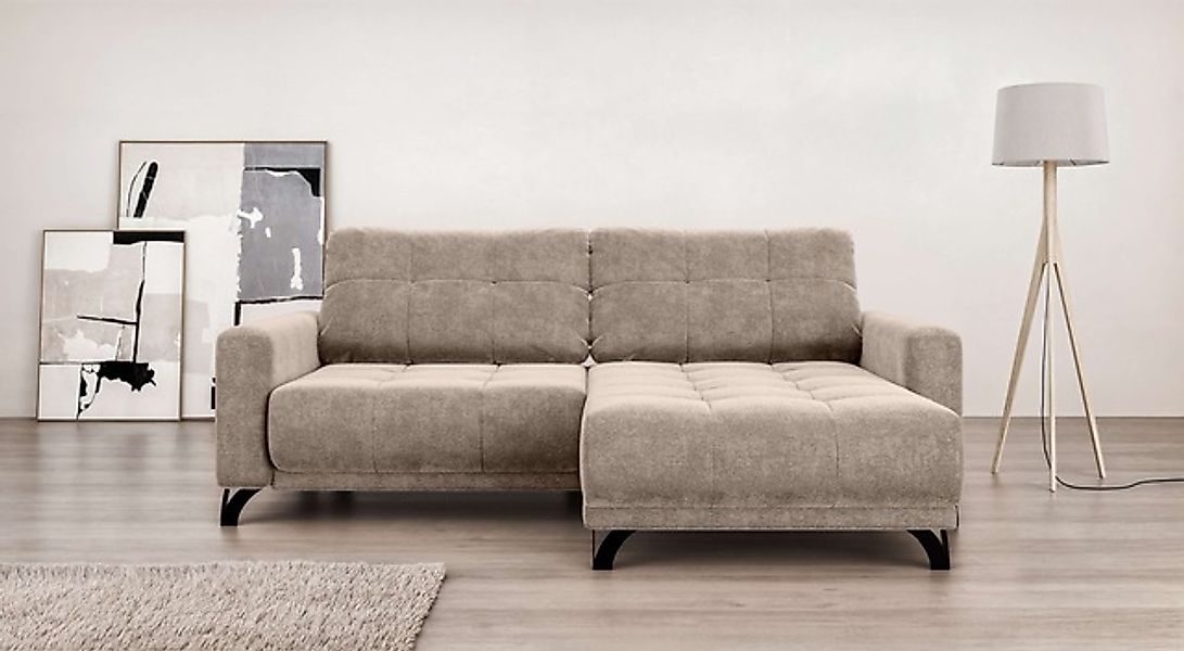 Home affaire Ecksofa »FAIRVIEW mit verstellbaren Rückenlehne, Maße B/T/H: 2 günstig online kaufen