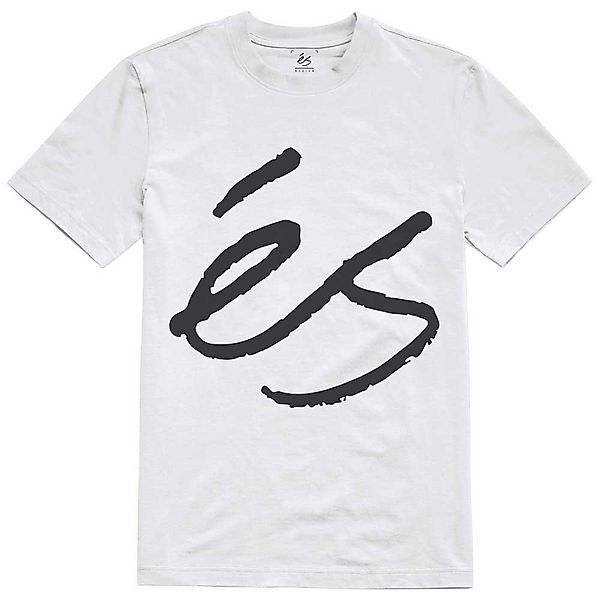 Es Big Script Kurzärmeliges T-shirt S White günstig online kaufen
