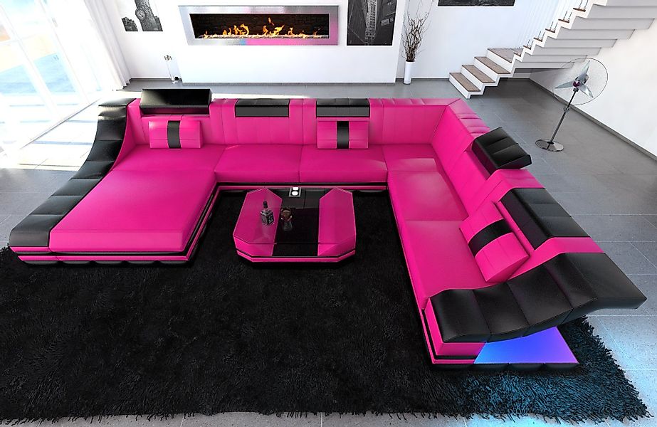Sofa Dreams Wohnlandschaft Ledercouch Sofa Leder günstig online kaufen