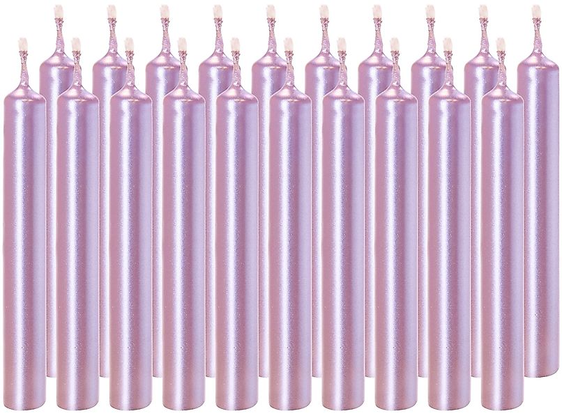 BRUBAKER Spitzkerze 20er Pack Geburtstagskerzen Blassgold günstig online kaufen