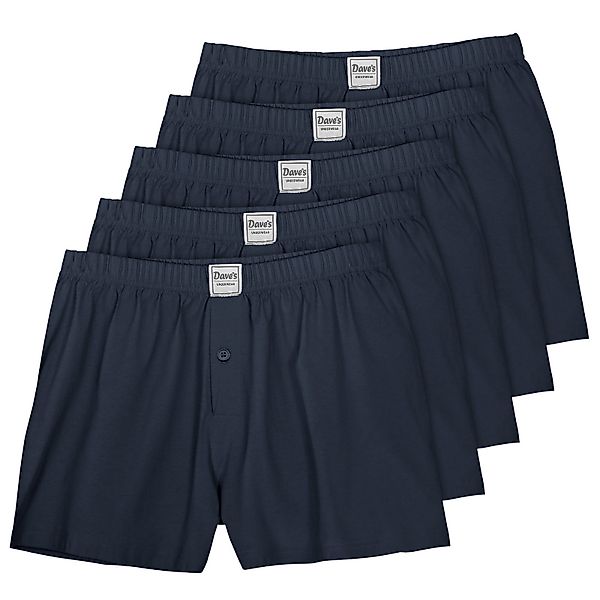 Dave's Boxershorts Dave's 5er-Pack Boxershorts blau günstig online kaufen