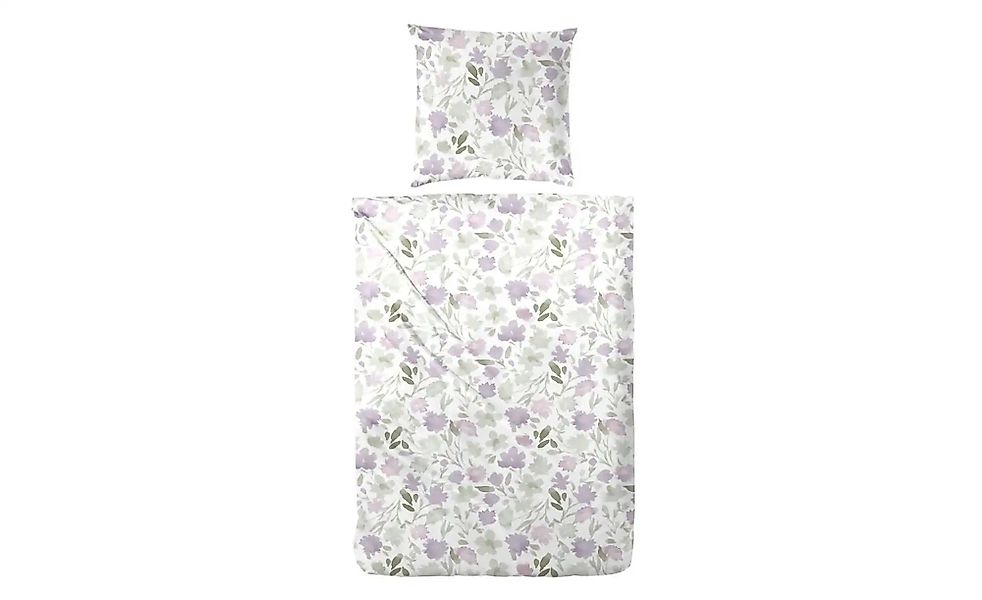 Bettwäsche-Set   ¦ lila/violett ¦ Maße (cm): B: 135 H: 1 Bettwaren > Bettwä günstig online kaufen