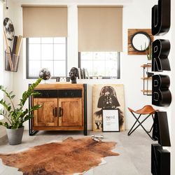 my home Teppich "Kuhfell-Look, Kunstfell" fellförmig 3 mm Höhe gedruckte Ku günstig online kaufen