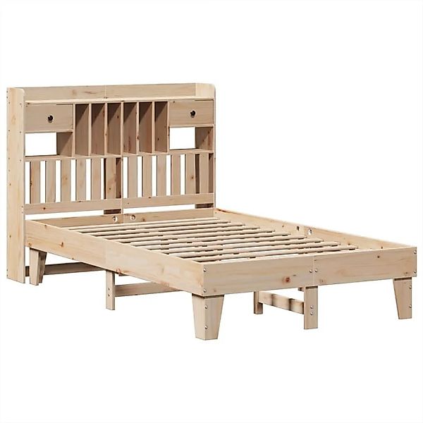 vidaXL Massivholzbett ohne Matratze 135x190 cm Kiefernholz 3308858 günstig online kaufen