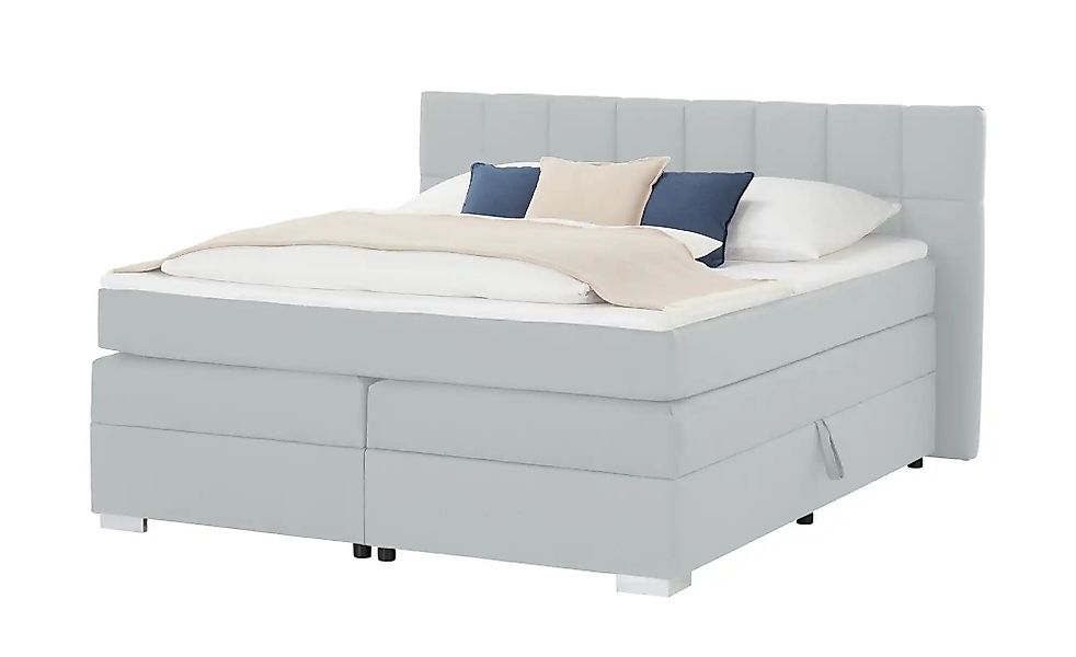Boxspringbett  Kex 2.0 ¦ grau ¦ Maße (cm): B: 202 H: 111 Betten > Boxspring günstig online kaufen