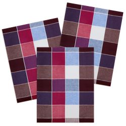 Kracht Geschirrtuch Blockkaro, (Set, 3-tlg., Set), günstig online kaufen