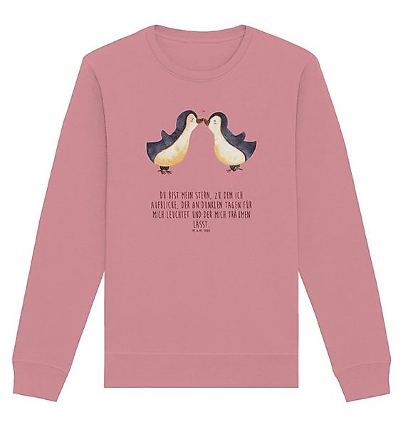 Mr. & Mrs. Panda Longpullover Größe S Pinguin Liebe - Canyon Pink - Geschen günstig online kaufen