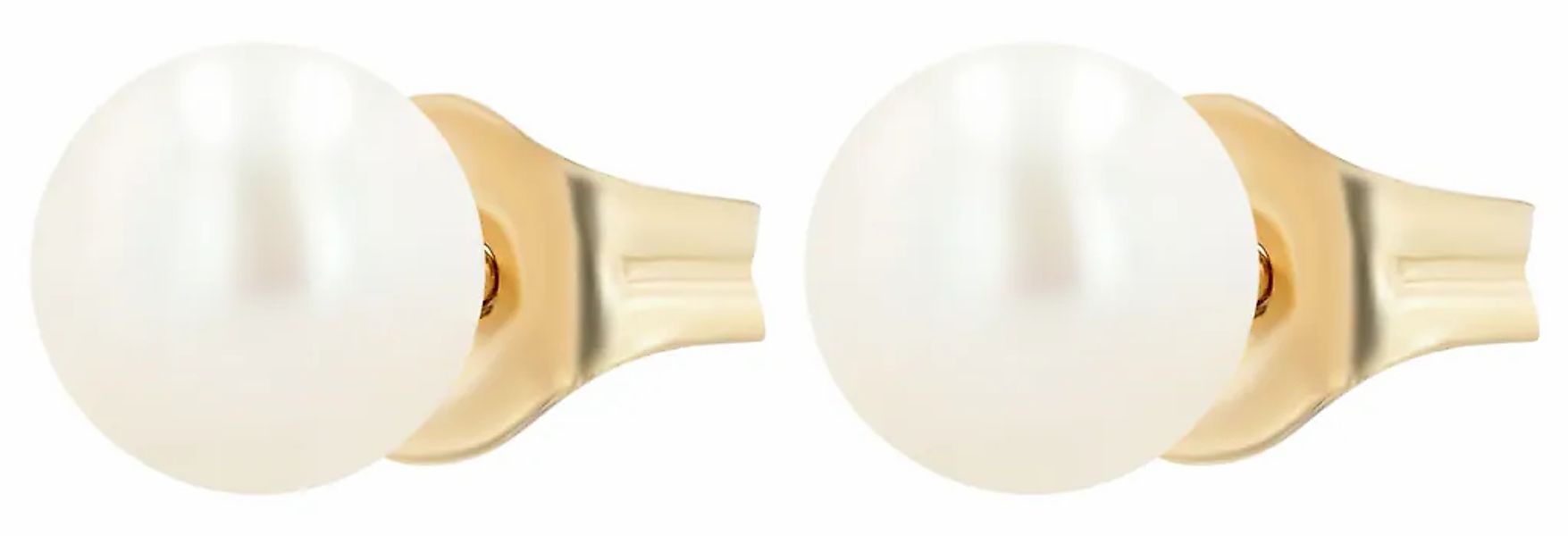 Adelia´s Paar Ohrhänger "Damen Ohrringe – Ohrstecker aus 333 Gold mit Perle günstig online kaufen