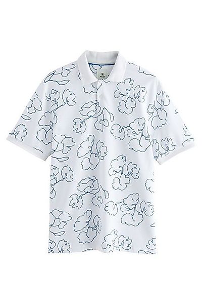 Next Poloshirt Polo-Shirt mit Geoprint (1-tlg) günstig online kaufen