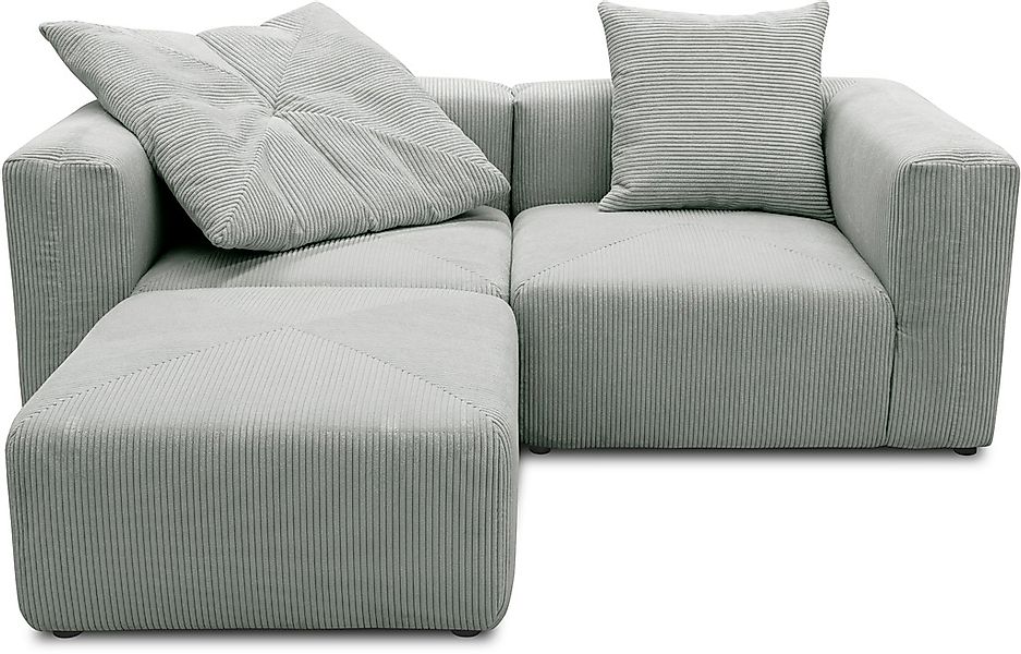RAUM.ID Ecksofa "Gerrid L-Form", Cord, Modulsofa, bestehend aus 2 Eckelemen günstig online kaufen