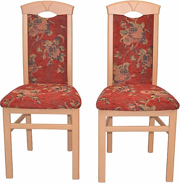 HOFMANN LIVING AND MORE Esszimmerstuhl, (Set), 2 St., Webstoff-Polyester günstig online kaufen