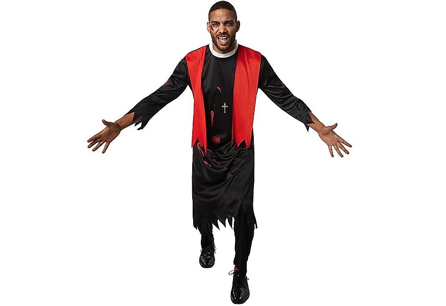 dressforfun Kostüm Herrenkostüm Gruseliger Zombie Pfarrer, Zweiteiliges Kos günstig online kaufen