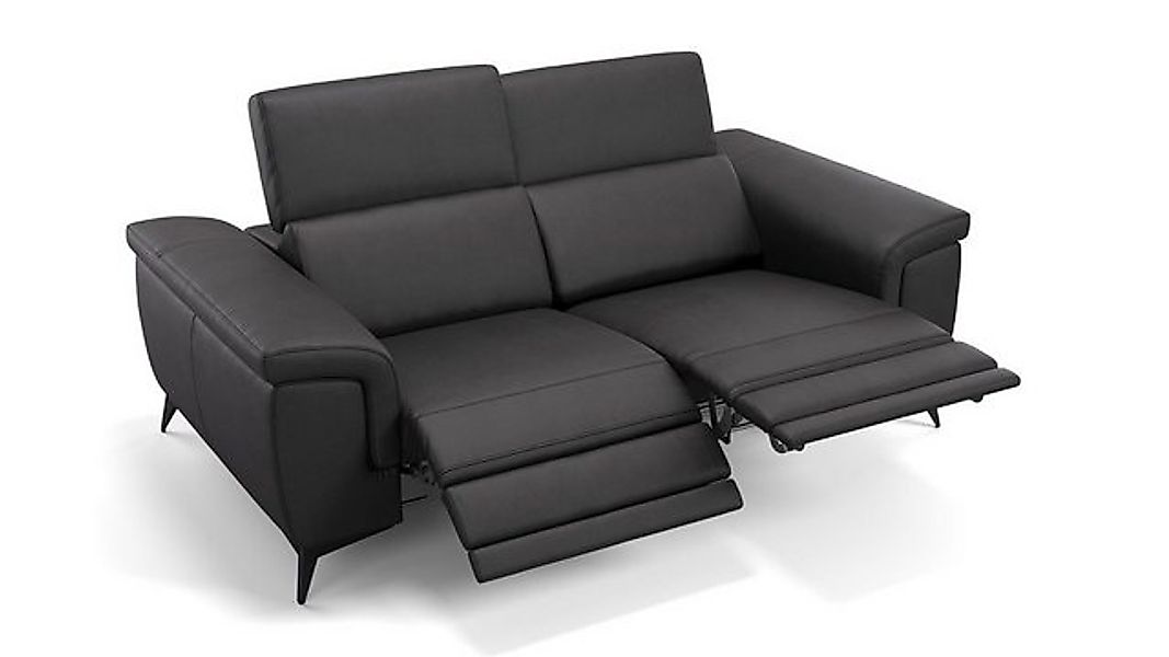 Sofanella 2-Sitzer Leder AMARO, Relaxsofa, Designsofa, Designer Couch, Ital günstig online kaufen