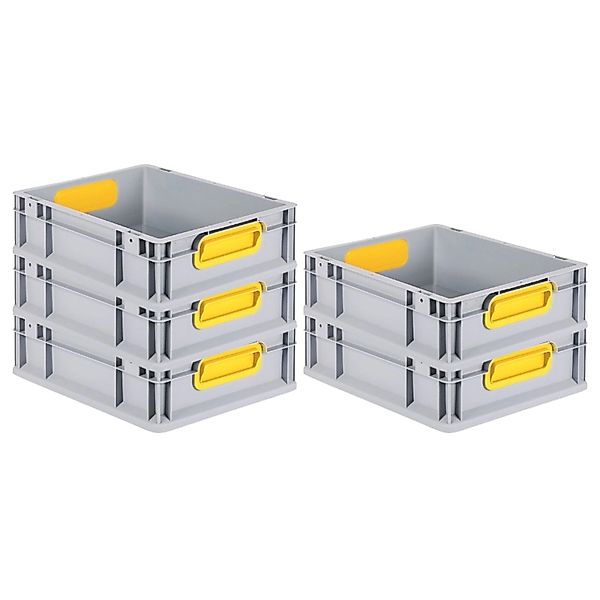 PROREGAL Spar Set 5x Eurobox Nextgen Color HxBxT 12 x 30 x 40 cm 11 Liter G günstig online kaufen