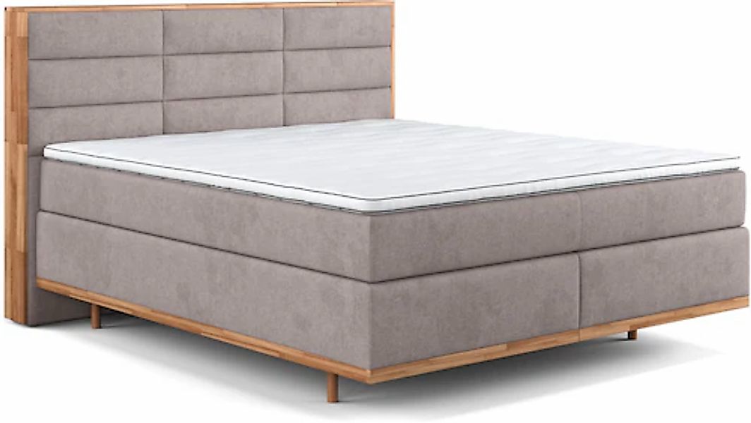 Home affaire Boxspringbett "Gribelle", Boxspringbett, Inklusive Topper günstig online kaufen