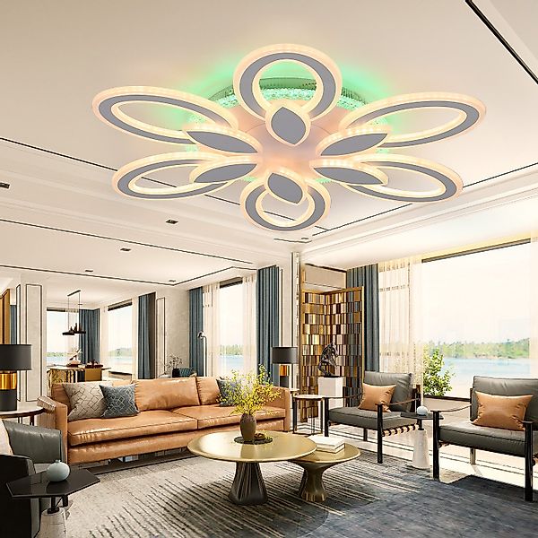 oyajia LED Deckenleuchte 52W/90W Deckenlampe RGB günstig online kaufen