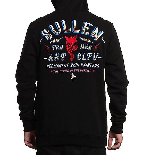 Sullen Clothing Hoodie Skin Painter Hoodie Tattoo Teufel Devil Schädel günstig online kaufen