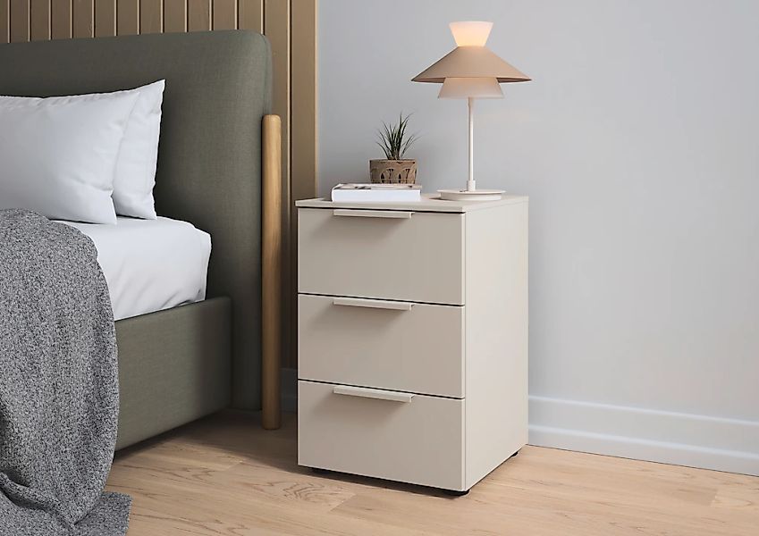 LeGer Home by Lena Gercke Nachtkommode "Serina", mit 3 Schubkästen sowie ho günstig online kaufen