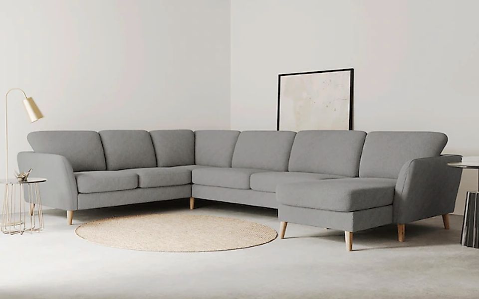 Home affaire "MARSEILLE XXL 349cm, U-Form, Ottomane rechts/links wählbar" M günstig online kaufen