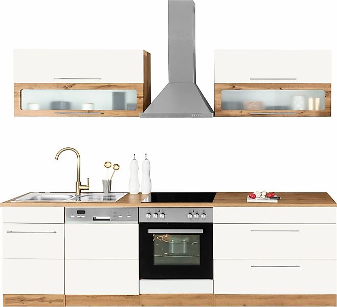 KOCHSTATION Küchenzeile "KS-Wien" Breite 270 cm, wahlweise mit E-Geräten günstig online kaufen