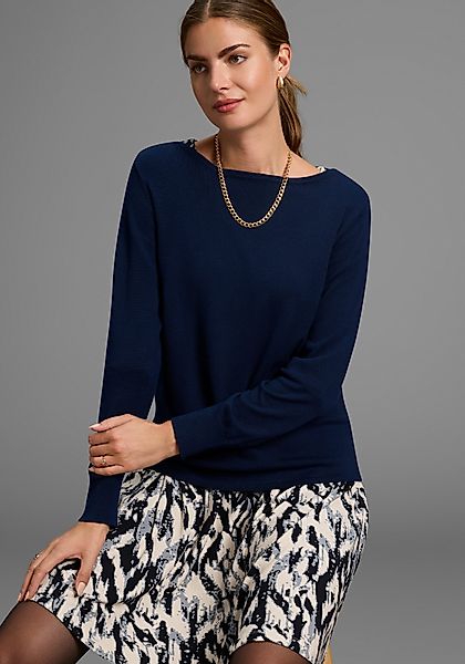 Laura Scott Strickpullover leichter Übergangspullover mit günstig online kaufen