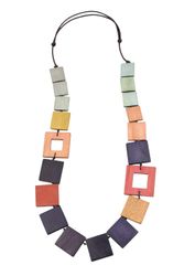 COLLEZIONE ALESSANDRO Lange Kette "Davao" aus echtem Holz günstig online kaufen